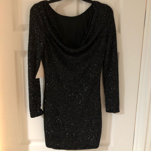 Emerald Sundae Mini Sparkle Fitted Dress - Picture 2 of 4